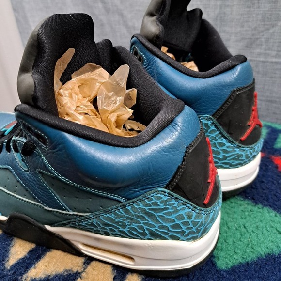 %Men\'s Nike Air Jordan Son Of Mars Low Dark Sea Green 580603-303 Shoes AJ5 main image 12